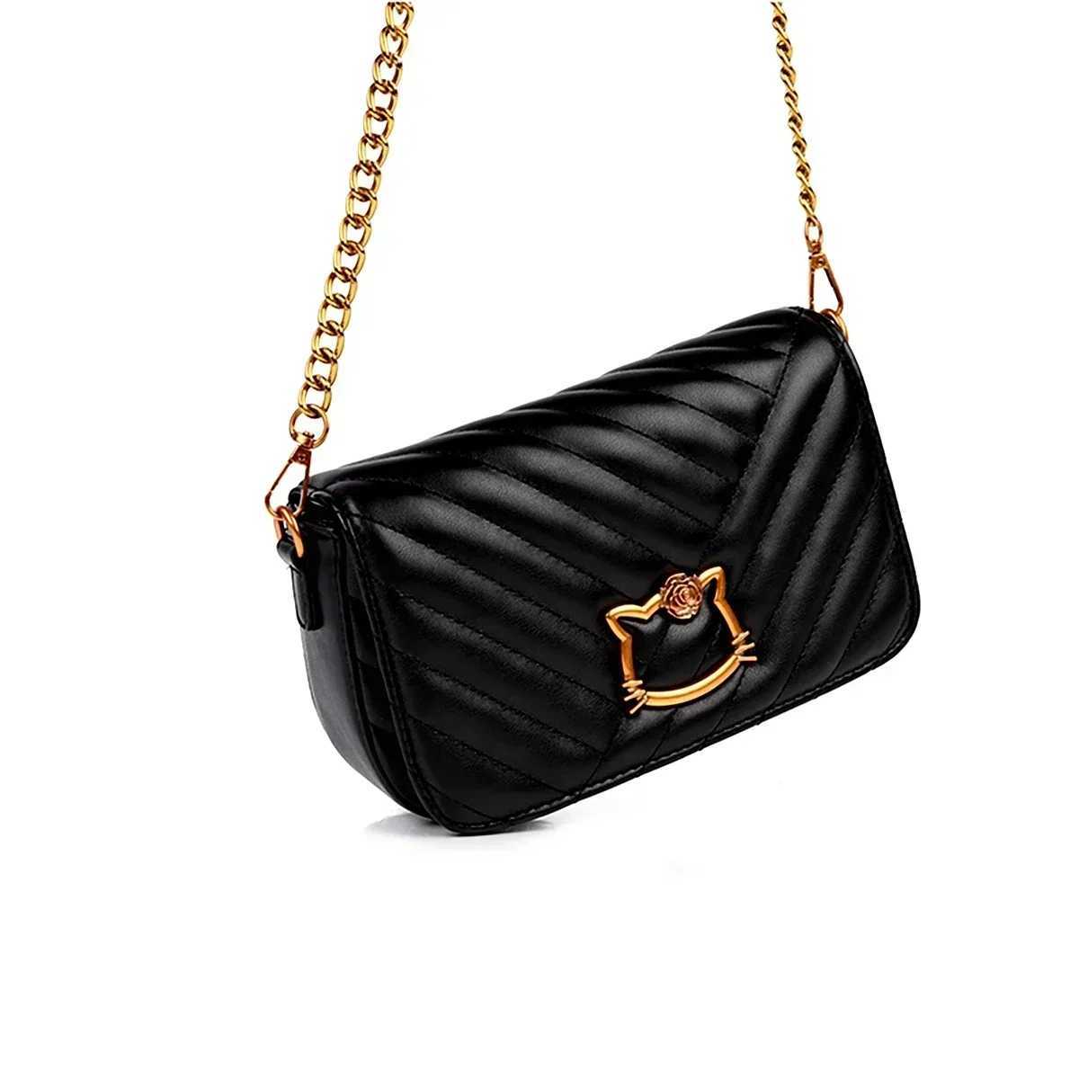 Womens cross shaped bag is fashionable and retro 2024 new shoulder bag trend Korean small square womens bag Y250315