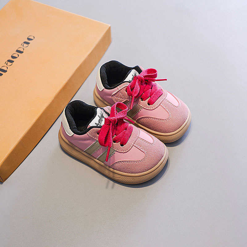 Athletic Outdoor 2025 Spring and Autumn Childrens Sports Shoes Boys Non slip Soft soled Casual Board Shoes Girls Little White Shoes Baby Shoes Childre