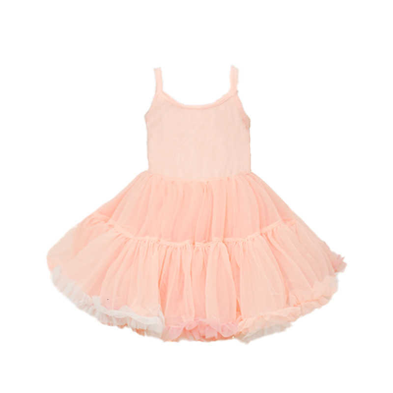Girl's Dresses New summer tutu dress for girls, sweet princess puffy dress, cute rainbow colored dress with suspenders