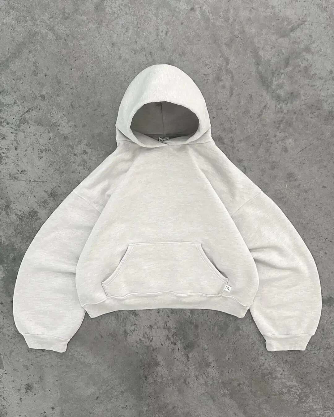 American Retro Simple Classic Y2k Hoodie Two-Piece Set Men's Streetwear Fashion Sweatshirt Women's Gray Haruku Sweatpants