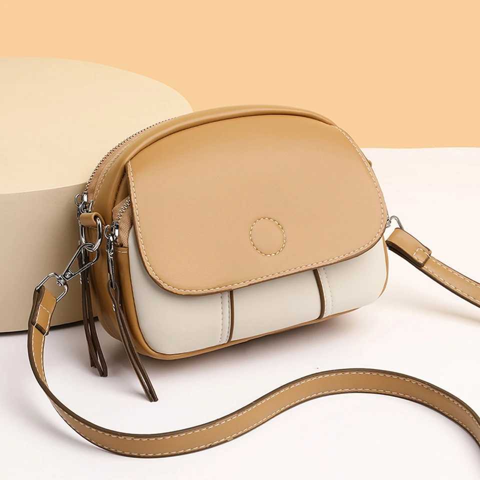 Fashionable and minimalist womens crossbody bag womens small bag casual small round bag single shoulder crossbody bag Y250315