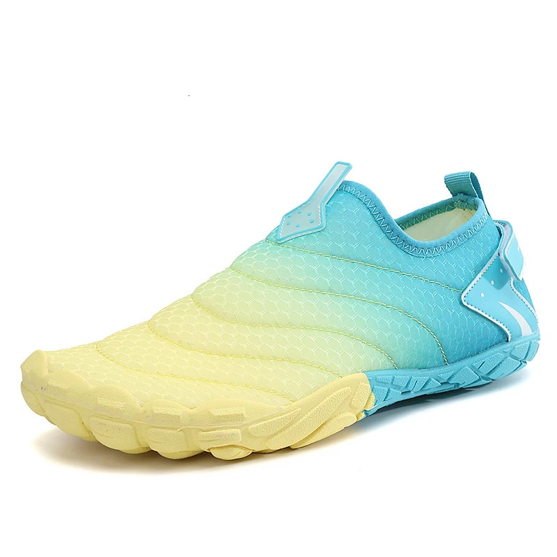 Men Women Five Finger Aqua Shoes Beach Barefoot Draining Upstream QuickDrying Diving Footwear AntiSlip Fishing 250304