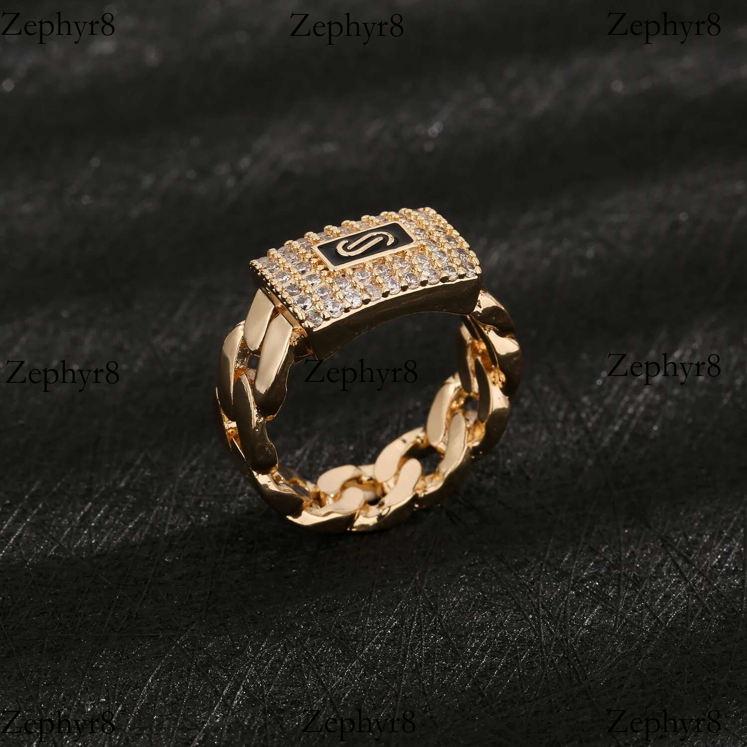 2025 New model original hot selg zircon ring made of copper material popular for both men and women in the current season