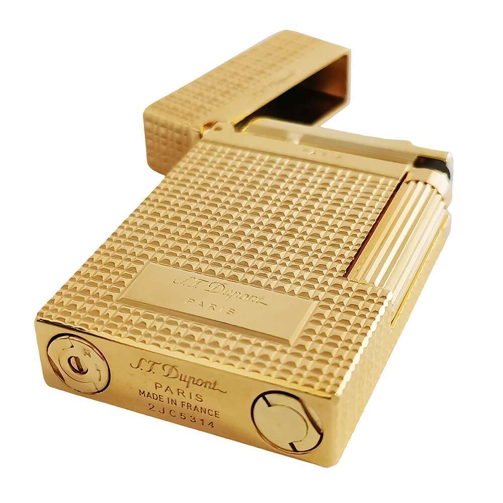 2025 New D Lighters Brass Refill Gas R Cigarette Accessories Tobacco Cigar Tool Man Gifts Collection Diamand Open Sound