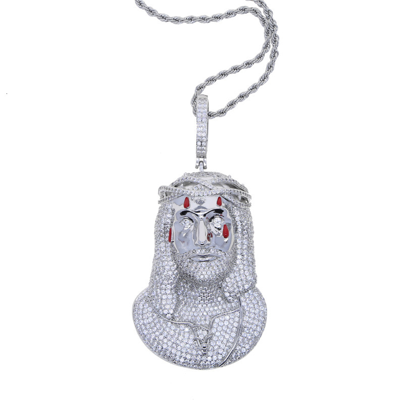 High Quality Jesus Pendant Collection Hip Hop Jewelry Pendants 925 Sterling Silver VVS Moissanite Diamond Jesus Pendant