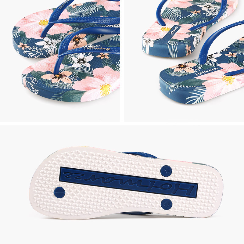 2025 New Designer Sandals Outdoor Beach Leather Hotmarzz Women's Flip Flops With PVC Anti Slip Beach Sandals