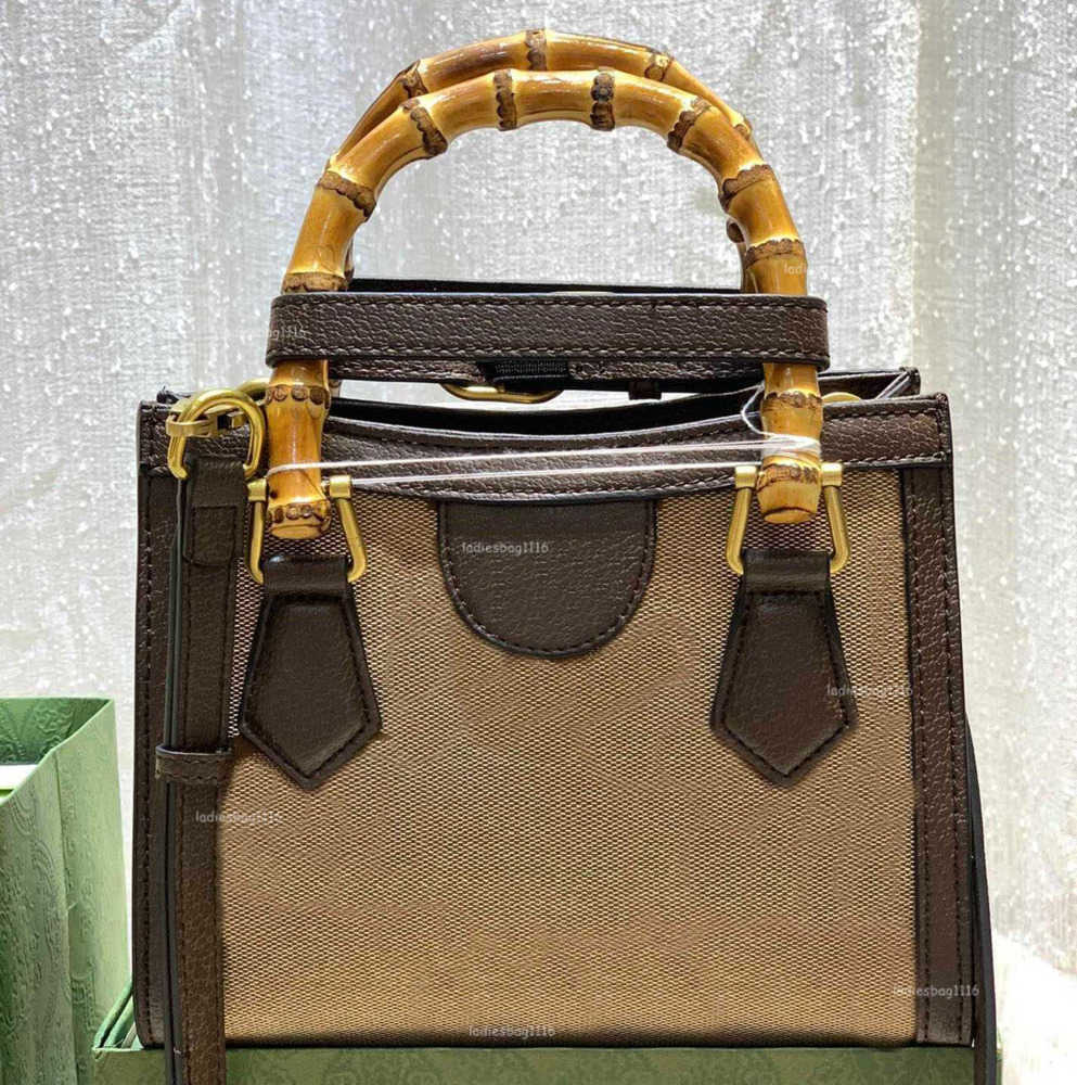 Designer Diana Totes Bag Women Luxurys Bamboo Tote Bags Mens Shopping Bag Handbags Crossbody Shoulder Bag Wallet Clutch Woman Purse 2212211D