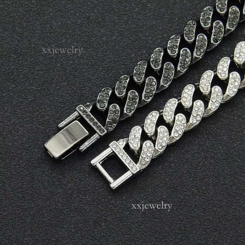 Cadena Cubana Hombre Moissanite Hip Hop Jewelry Gold Sier Men Necklace Cuban k Chain
