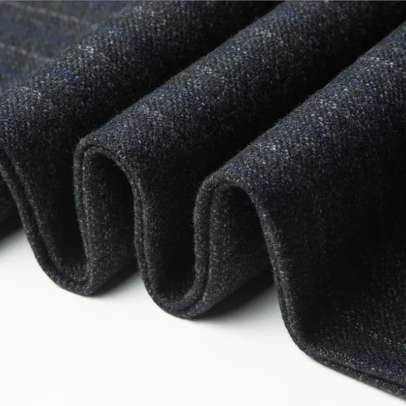 Cashmere Set Mens Loose Striped High Waist Wool Mens Trouser Classic Straight Mens Dress Pants Business Size 42 44 250314