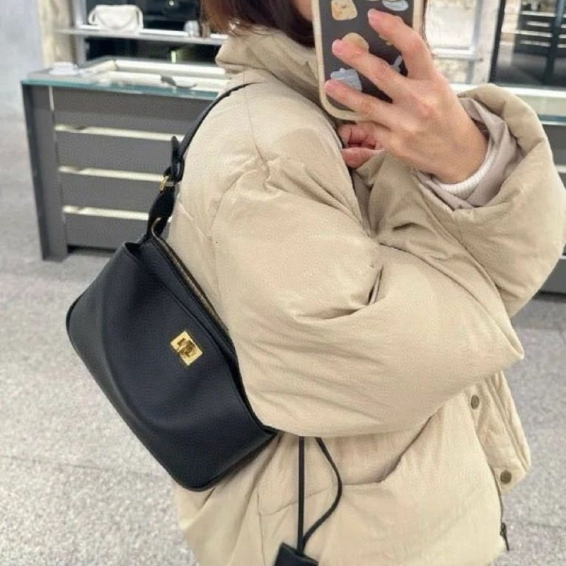 2025 Women's Rodeo Armpit Premium Top Layer Cowhide Mahjong Classic Versatile Single Shoulder Crossbody Bag