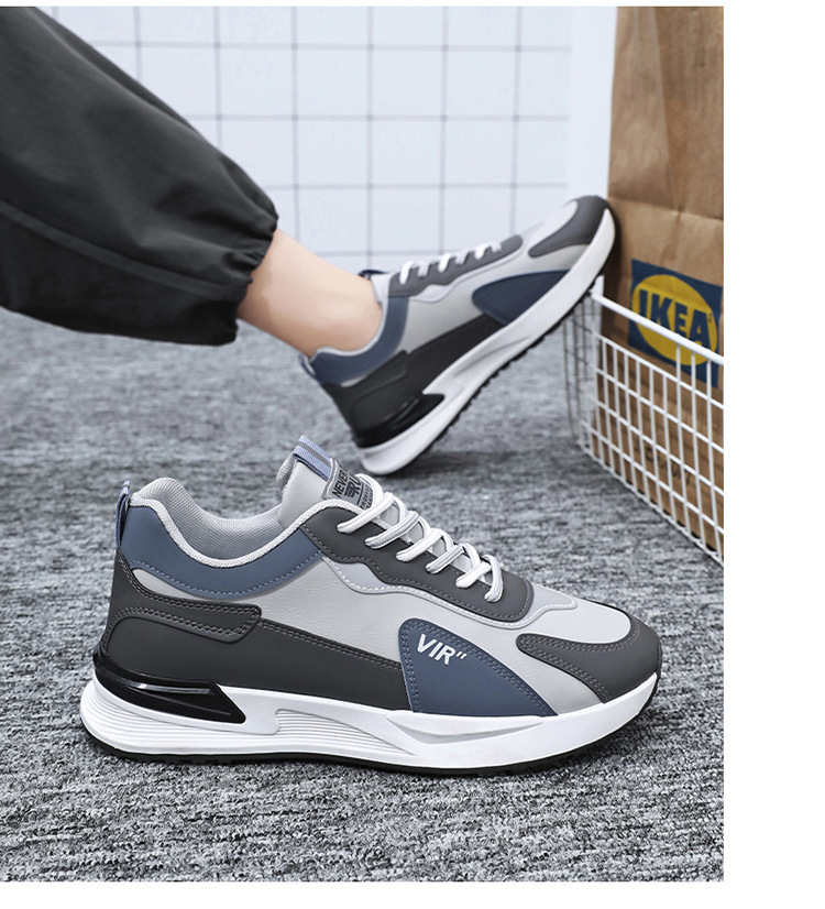 Free shipping men summer breathable 2025 new trendy sports leisure board versatile fashion shoes anti slip and wear-resistant