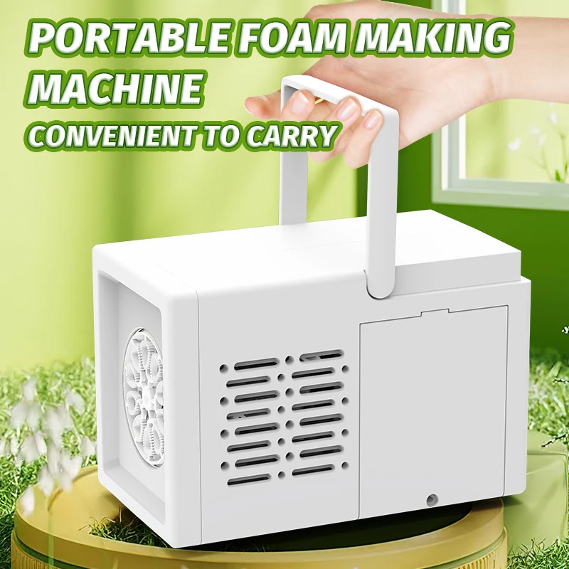 10 hole fully automatic bubble blowing handheld electric machine toy outdoor birthday without battery and water 250304z