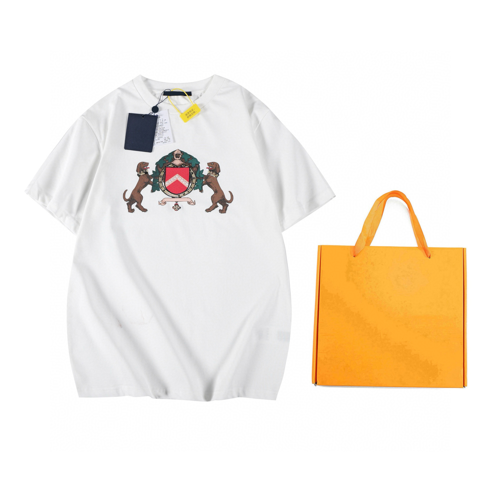 Men's Plus Tees & Polos Round neck embroidered and printed polar style summer wear with street pure cotton M set shorts tshirt set w1111 cyy9642