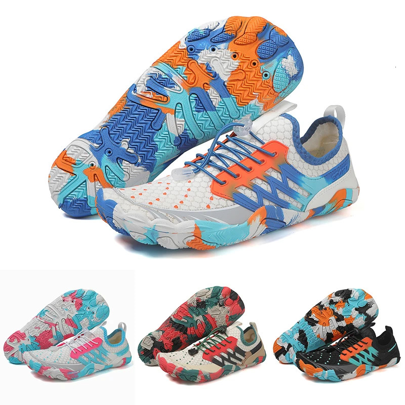 Unisex Indoor Mucltiple Usee Gym Footwaer Men Squat Shoe Women Large Size Wading Shoes Couples Vacation Beach Game Aqua 250304