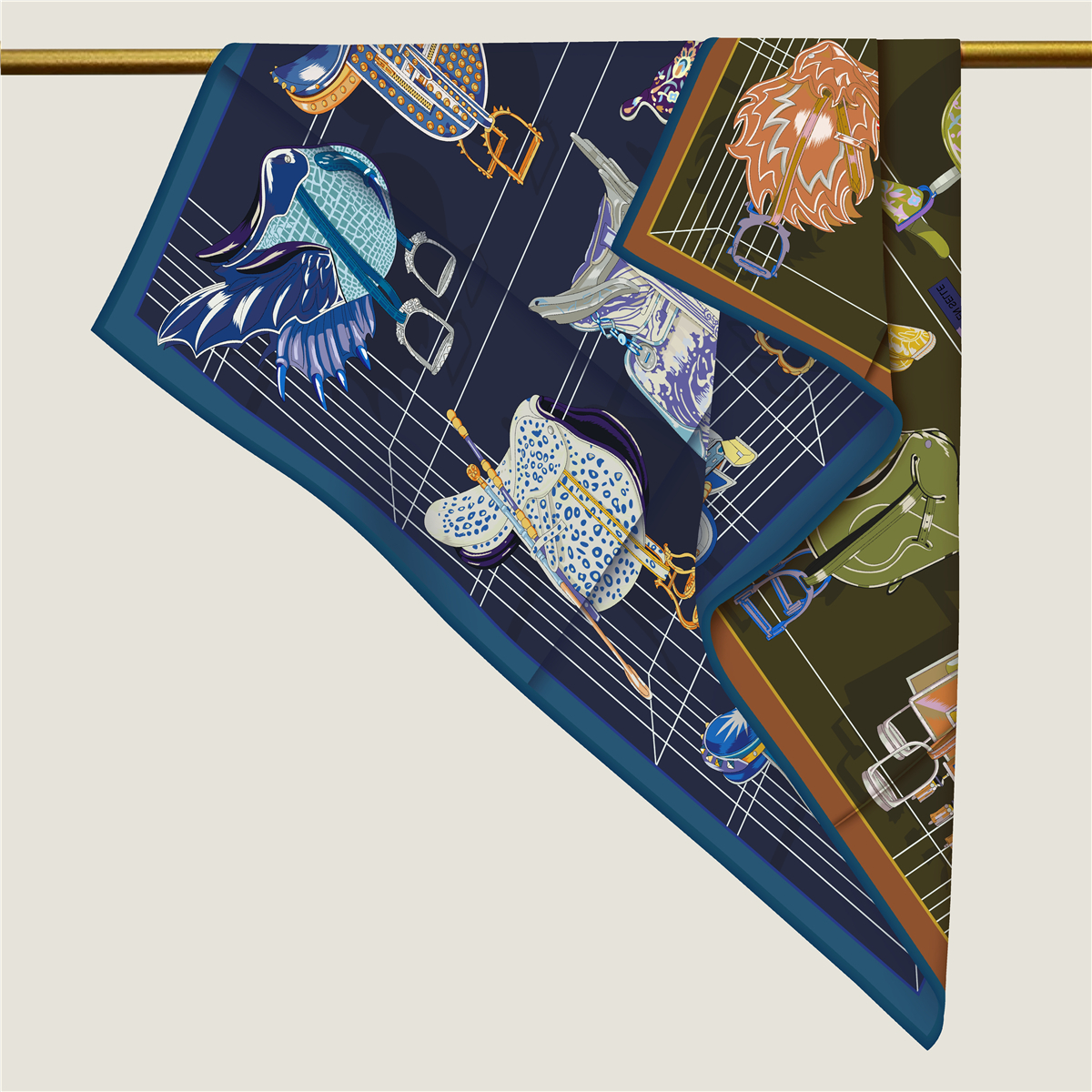 Double Face Scarf in Silk Twill with Hand-rolled Edges Shawls 90 Silk Scarfs Square Large Bandanas Handcraft Neck Foulard Femme Christmas Gifts Tous e