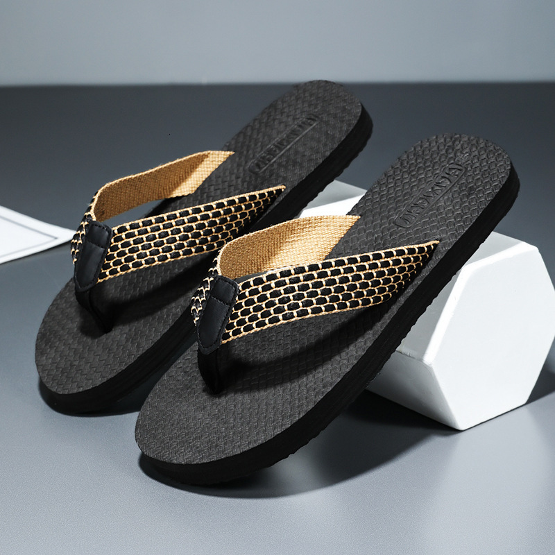 Thai Vietnamese Flip Flops Men's Summer 2025 New Designer Sandals Style Of Trendy Wear-resistant Anti Slip And Casual Beach Shoes For Outdoor Wea