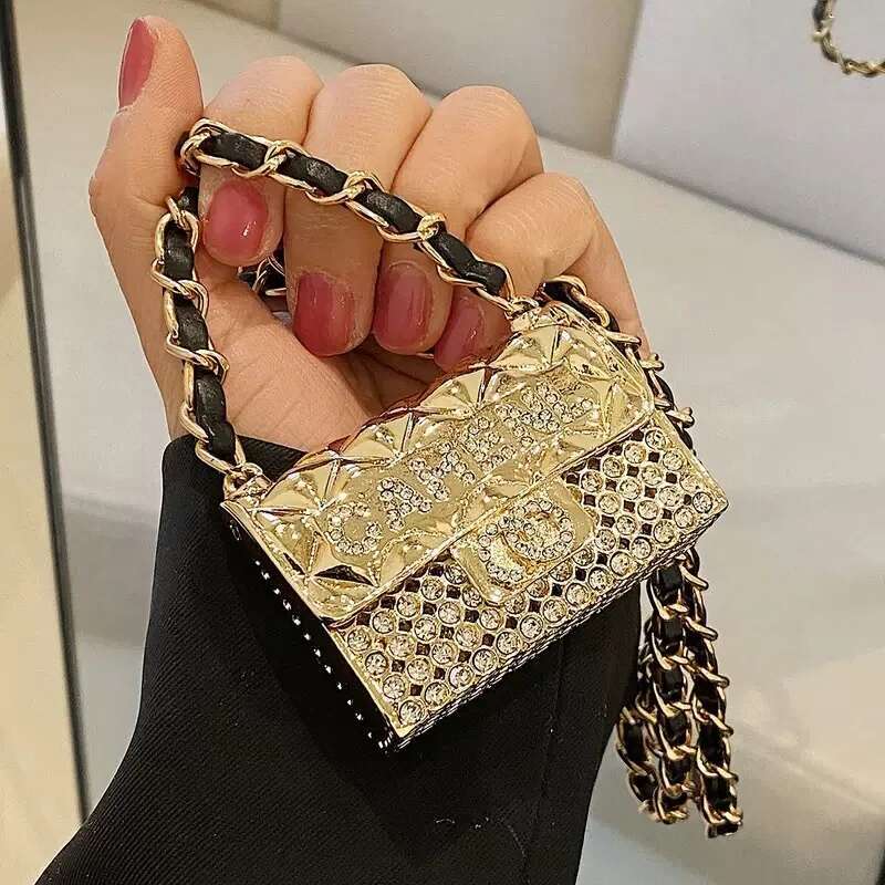 2025 New Designer Shoulder Bag With Diamond Inlaid Acrylic Waist Bag Hot Selling Women's High-quality Small Square Bag Mini bag