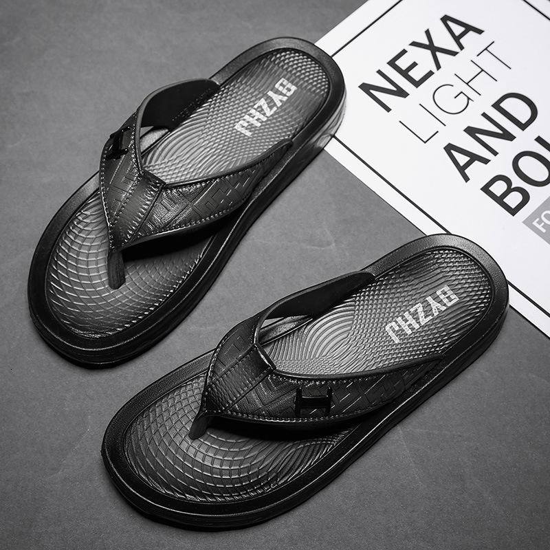 2025 New Designer Sandals Summer Outdoor Beach Men's Sandals Try Trendy Korean Version Personalized Herringbone Slippers