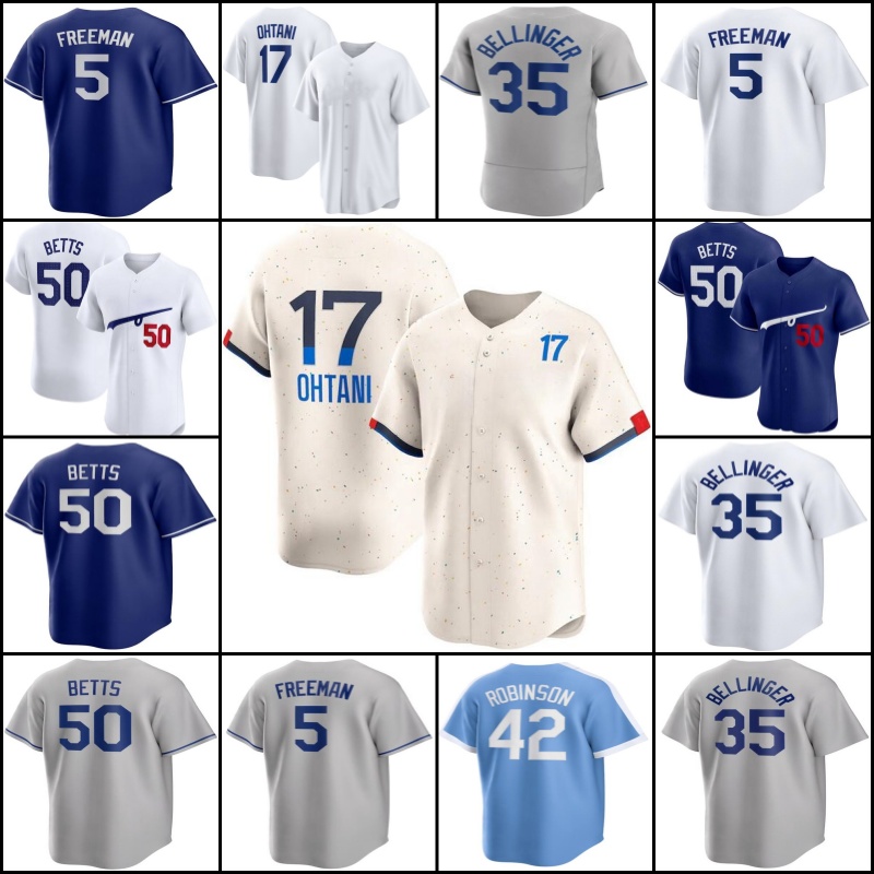 Shohei Ohtani Mookie Betts Baseball Jerseys Freddie Freeman Clayton Kershaws Yoshinobu Yamamoto James Outman Will Smith Enrique Hernandez Max Muncy mens