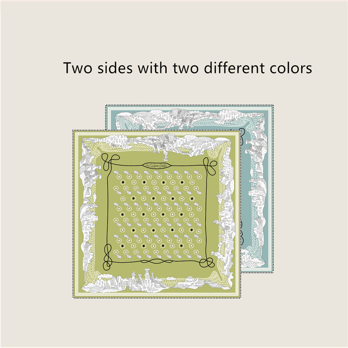 Double-Face Twill Silk Scarf 53CM Women Square Bandanas Hand Rolled Shawls Spring Summer Head Hair Scarves Accessories Mother Gift 53CMX53CM