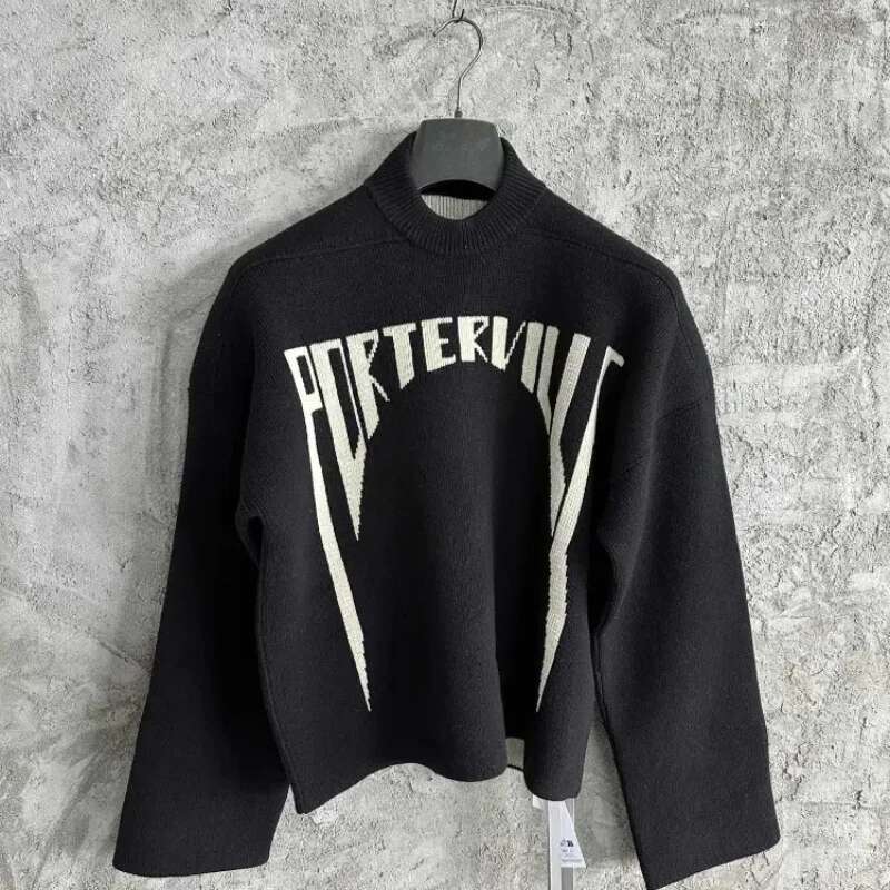 2024 Clothing Casual Sweater Man 2024Aw Highstreet Men's Knitting Sweaters Male Fashion Pullover UNISEX