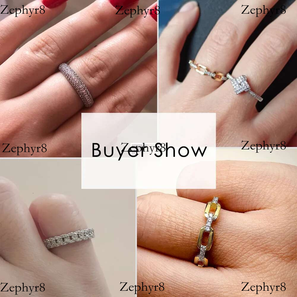 2025 New model Simple Cuban k Chain Dainty for Women Teens Gold Color Aesthetic Iced Out Zircon Stacking Matching Design Rings Jewelry