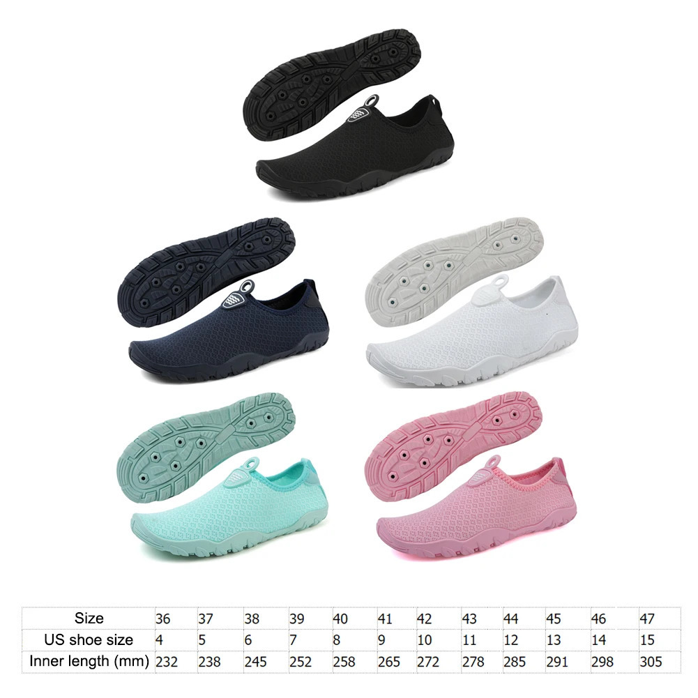 Water Shoes Men Women Beach Aqua Quick Dry Children Barefoot Upstream Hiking ParentChild Wading Sneakers Swimming 250304