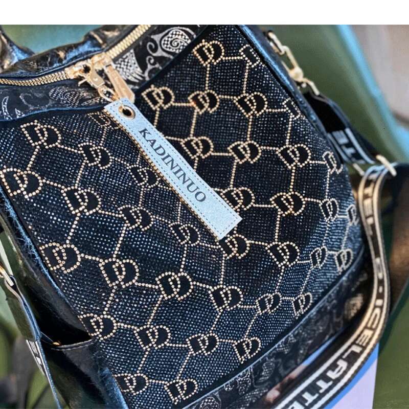 Sparkle Rhie Letter For Women Woman Famous Brands Female Backpacks New Shoulder Bag