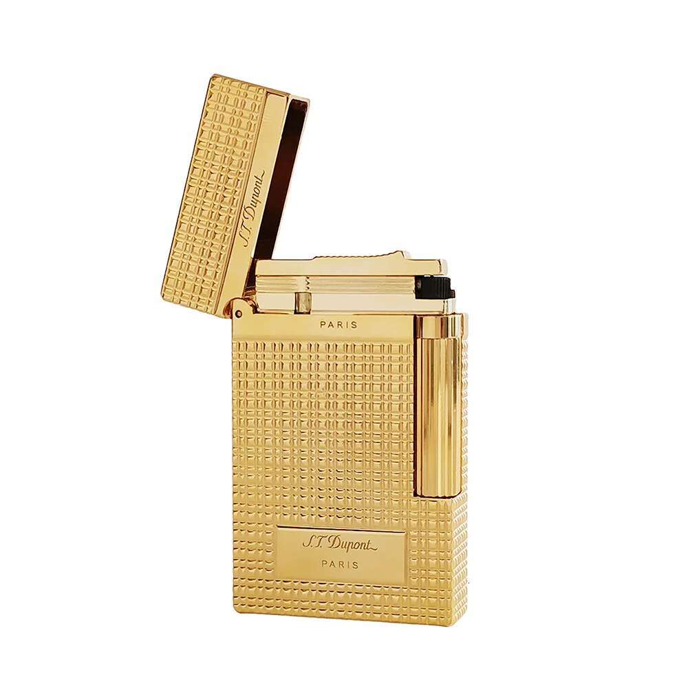 2025 New D Lighters Brass Refill Gas R Cigarette Accessories Tobacco Cigar Tool Man Gifts Collection Diamand Open Sound