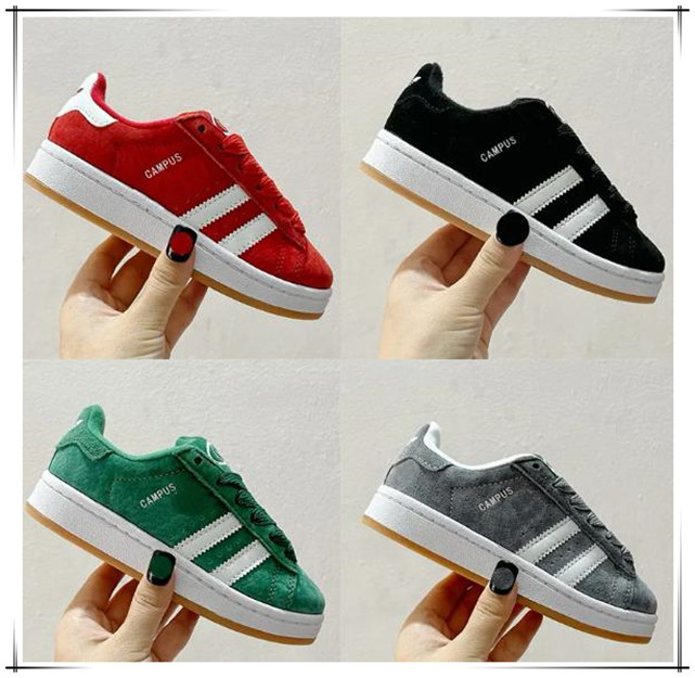 Designer Kids Sneaker shoes Campus 00s Suede sneakers bold Pink Glow Youth Platform shoe Low Top Leather og Vegan yellowt Toddler Campus sports trainers z250514