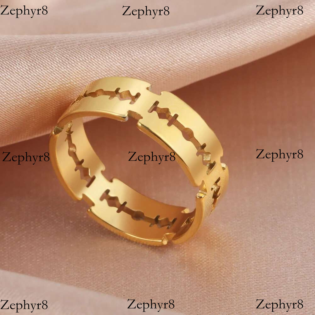 2025 model Cazador Blade Women Men's Ring Stainless Steel Finger Rings Jewelry Party Birthday Anniversary Gift Wholesale New Trend 2025