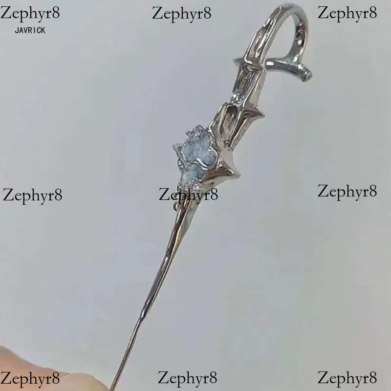 2025 New model Retro Geometric Four-Pointed Star Niche Advanced Anti-sensiti Front and Back Earrings Puncture Ear Needle