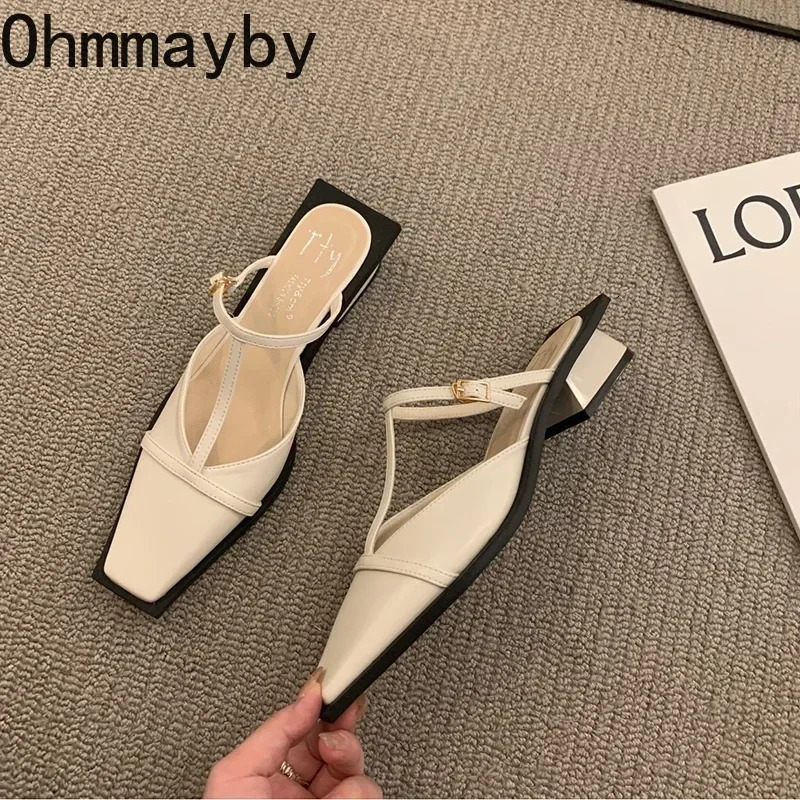 er Summer Women Mules Slipper Fashion Shallow Square Toe Zebra Slides Casual Outdoor Office Lady Sandalias 250314