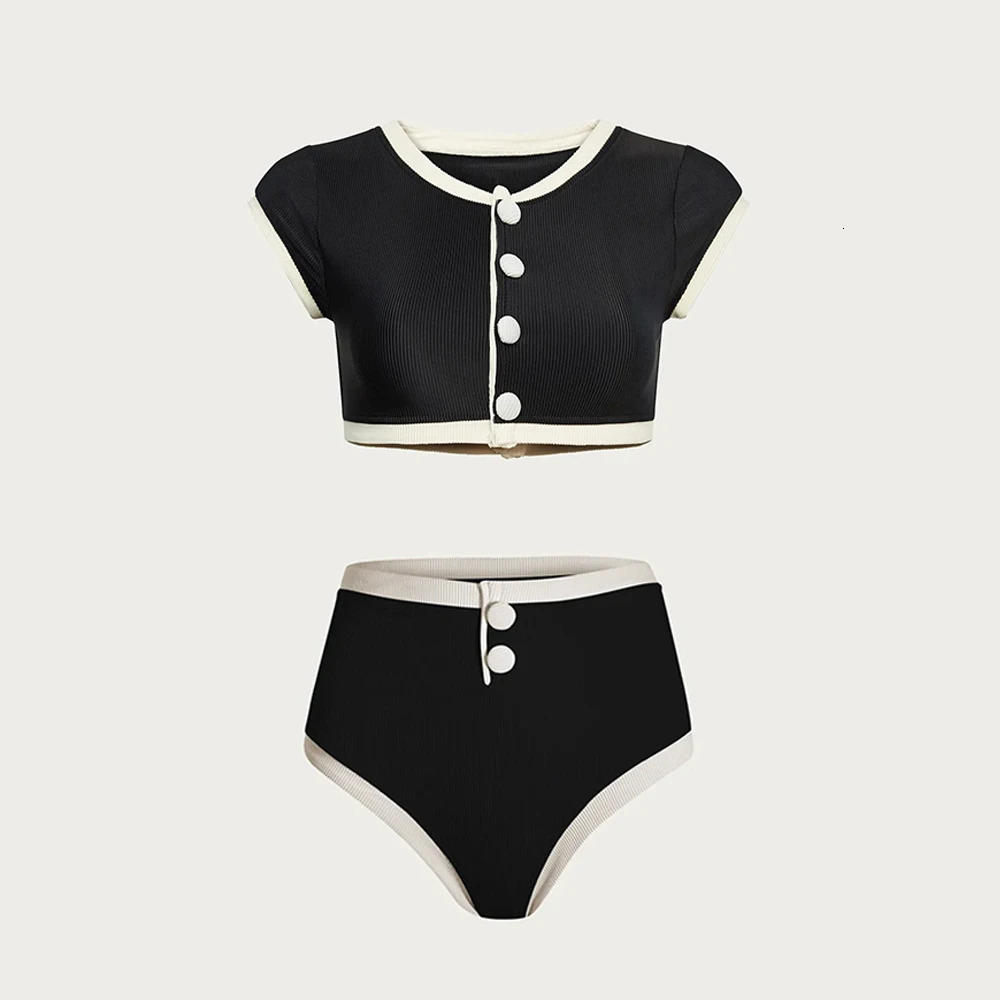 High Waist Bikinis Sexy Women Swimsuits Female Swimwear Bikini Set Bathing Suit Swimming Suits Beachwear Thong Biquini 250314