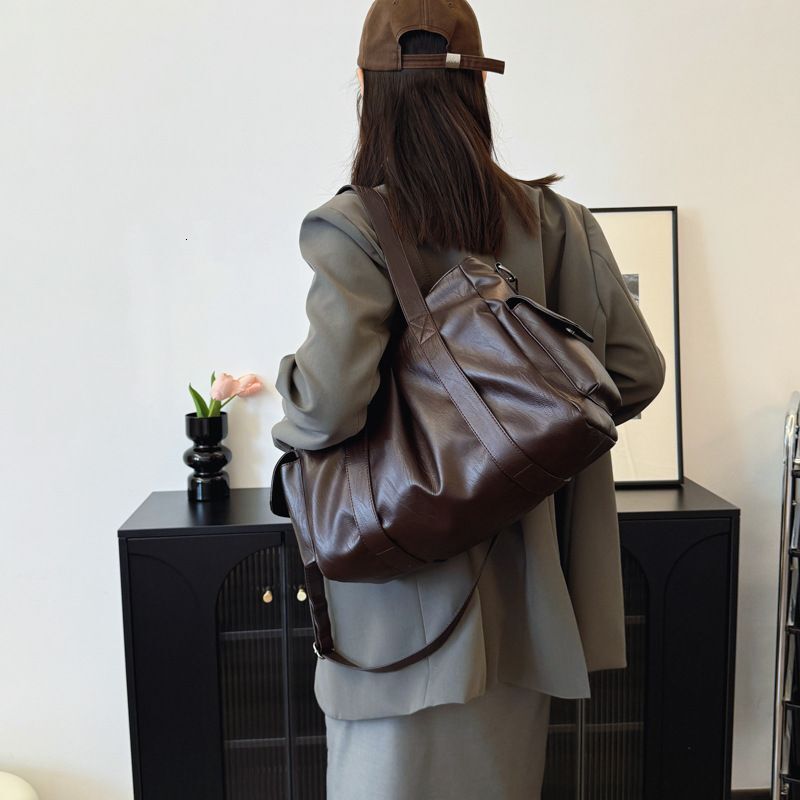 Women's Bags Large Volume Soft Leather Casual Tote Handbag Crossbody Bag For Women
