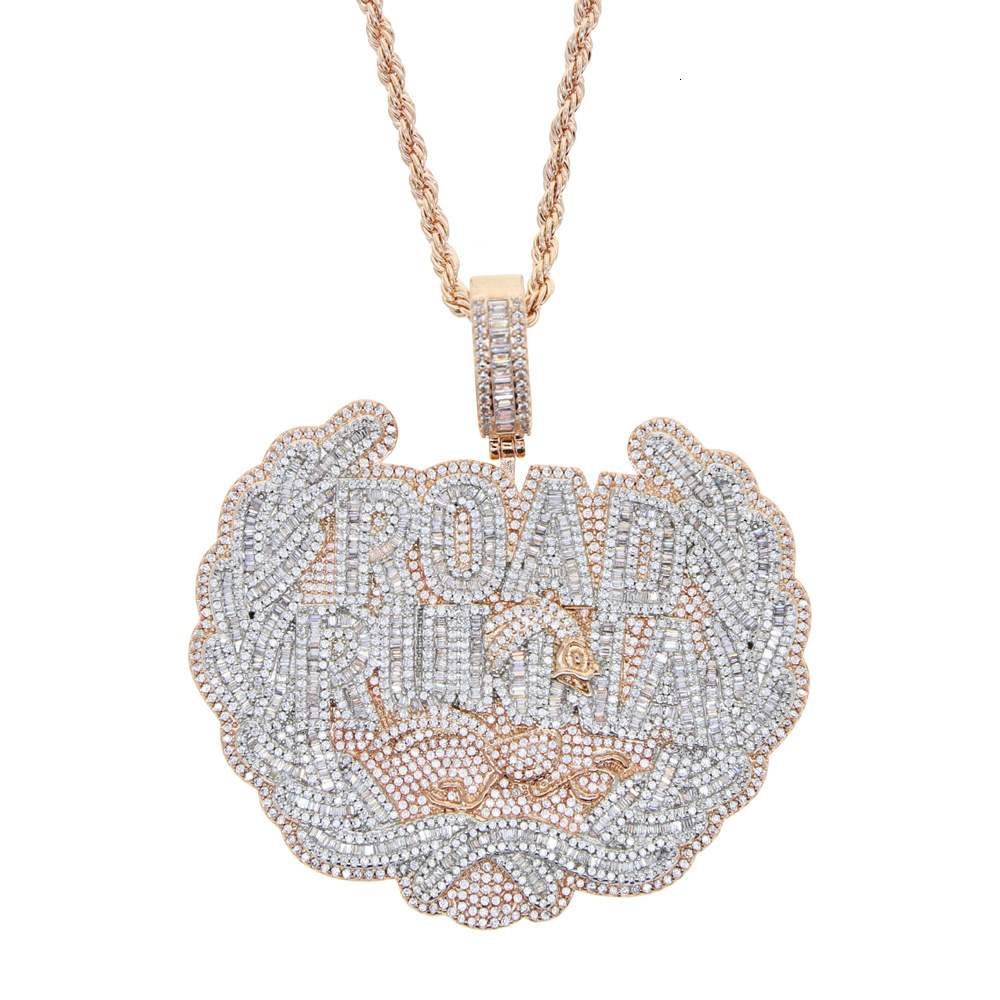 custom 925 Silver Round Plate Custom Pendant Moissanite Diamond Hip Hop Iced Out Pendant for Chain