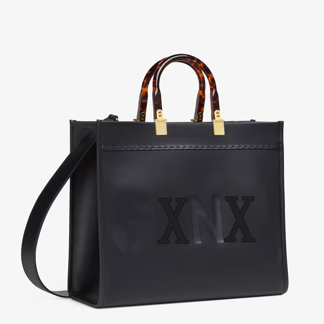 Handbag Tote Bag Sunshine Embossed Logo Sunlight Bag Large Capacity Genuine Leather Material Large Size Unisex