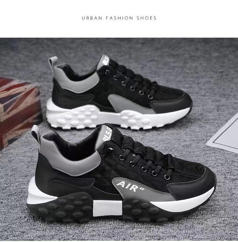 Sports leisure four seasons outdoor men's shoes Sports men's shoes thick soled men's sports shoes