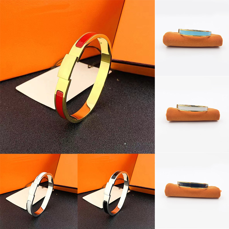 bracelet designer women's bracelet 18K gold bracelet mens bracelet stainless steel valentine's day gift high quality jewelry 8 mm wide