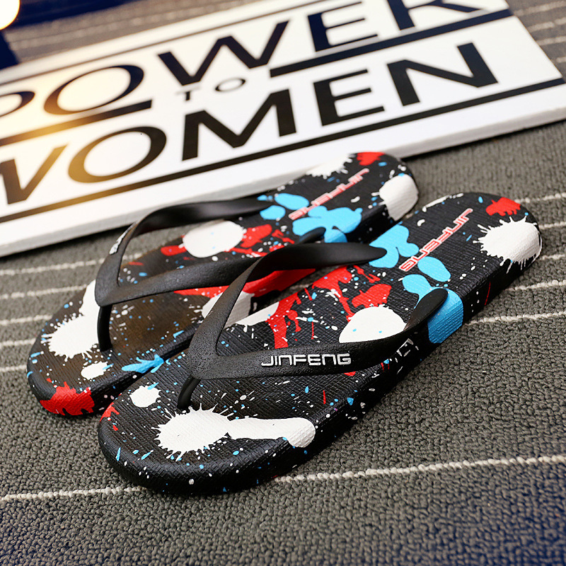 Large size summer 2025 New Designer Sandals style flip flops men's personalized outdoor wear beach shoes trendy Korean version Shoes