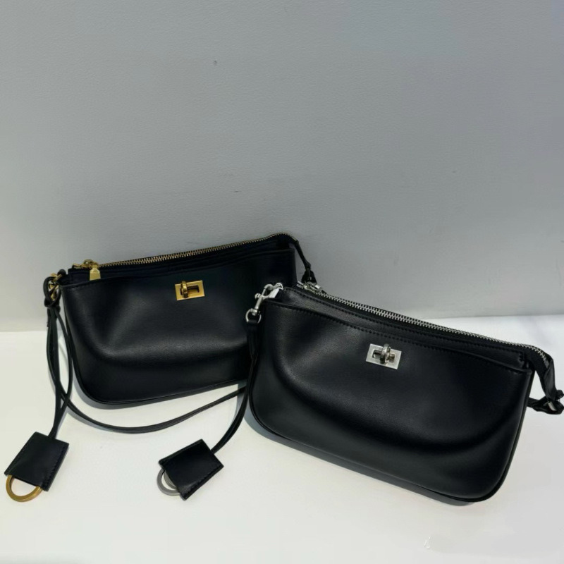 2025 Women's Rodeo Armpit Premium Top Layer Cowhide Mahjong Classic Versatile Single Shoulder Crossbody Bag