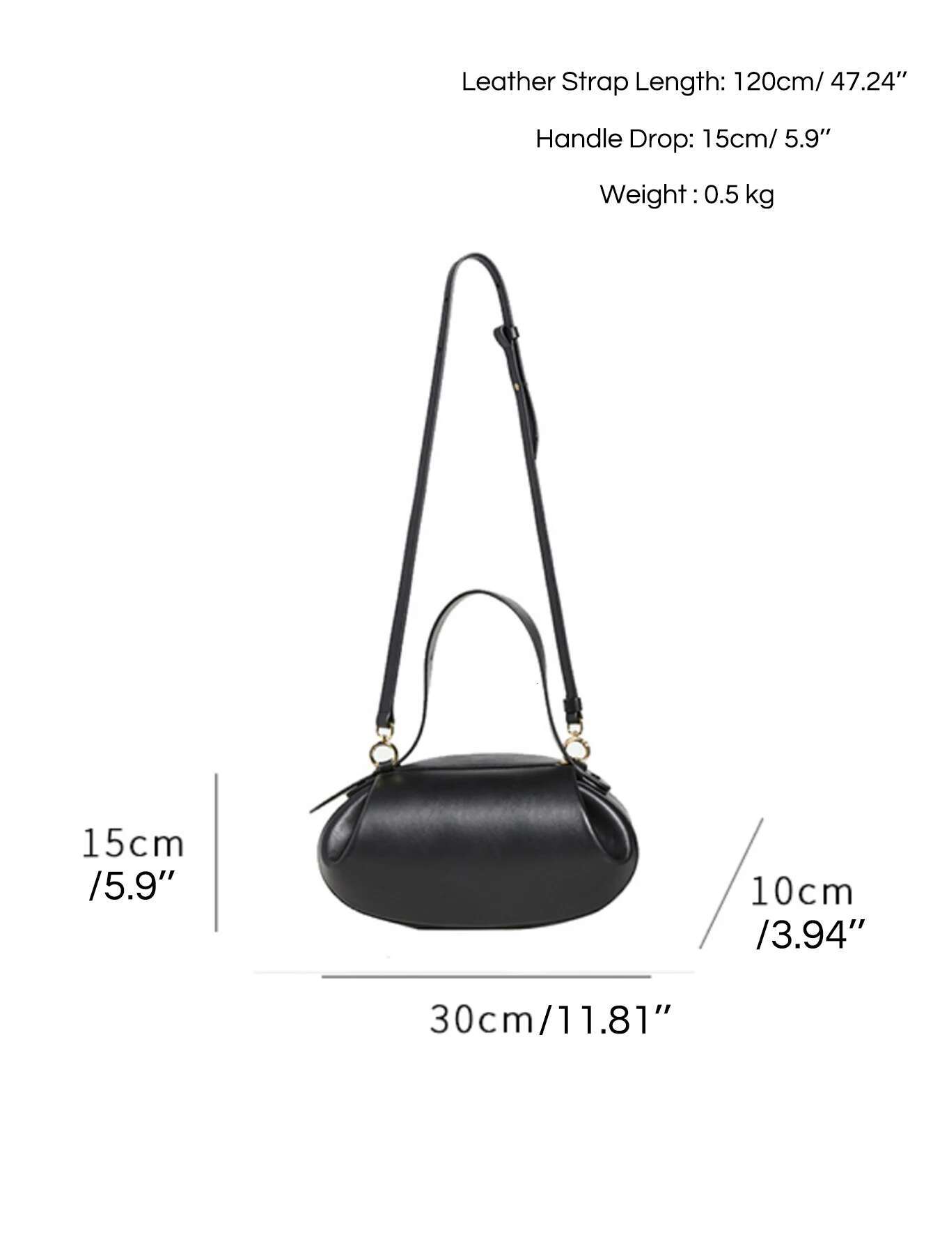 Women Fashion Designer PU Vegan Leather Handbags Niche Brand Rugby Shape Top-Handle Bags Crossbody Shoulder Purses Daily