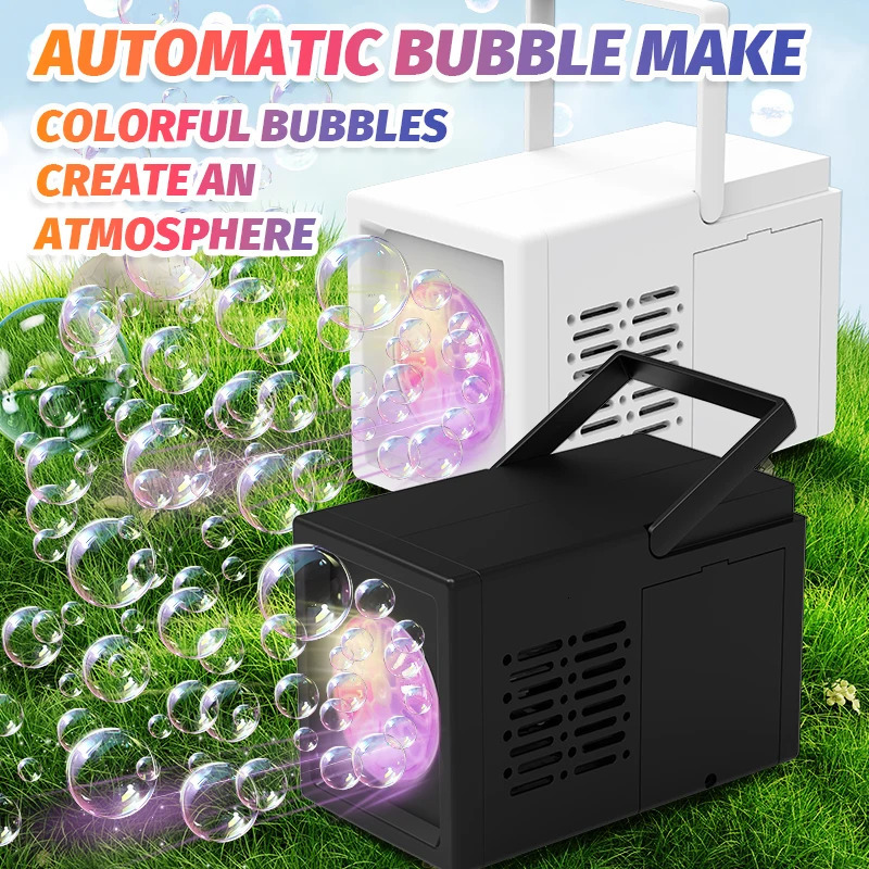 10 hole fully automatic bubble blowing handheld electric machine toy outdoor birthday without battery and water 250304z
