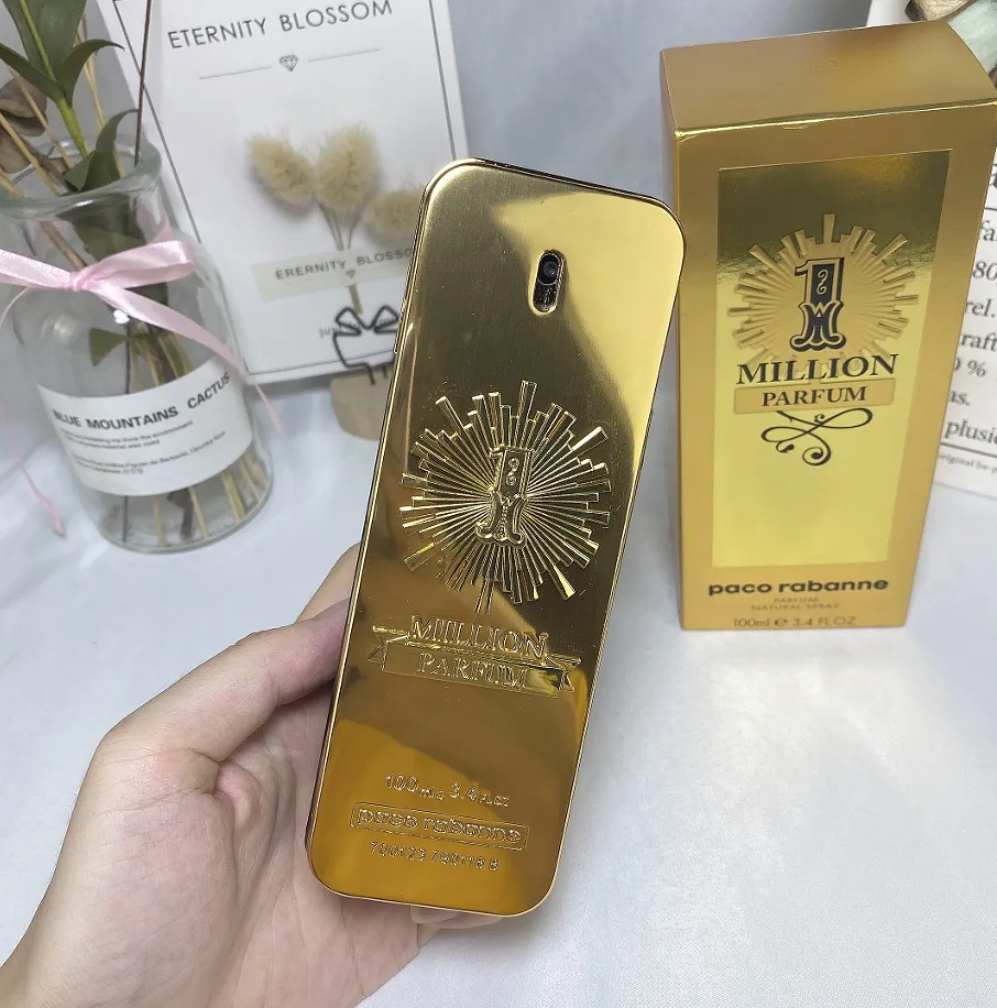 1 Perfumes Million Cologne Royal Essence Golden Man Elixir Parfum Long Lasting Fragrances for Men Women Men's Deodorant Incense 100ml AA 's