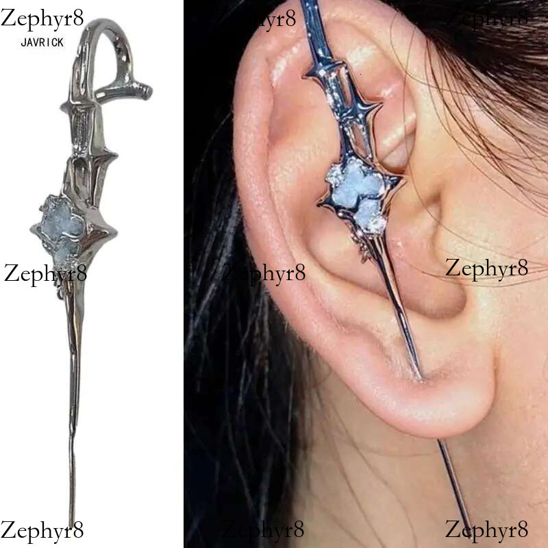2025 New model Retro Geometric Four-Pointed Star Niche Advanced Anti-sensiti Front and Back Earrings Puncture Ear Needle