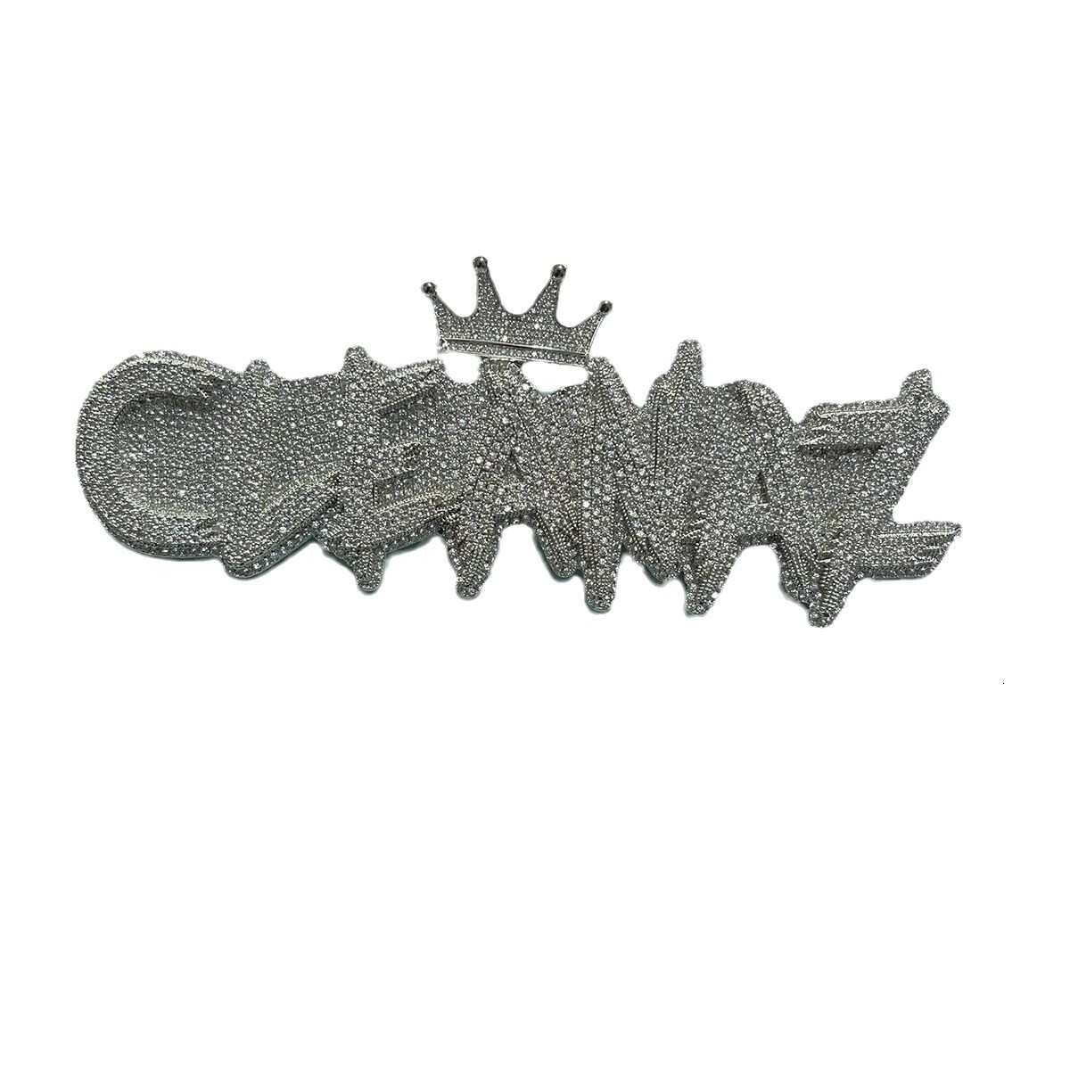 Pass Diamond Tester Moissanite Pendant Letter Name Charm Silver 925 Hiphop Custom Moissanite Pendant