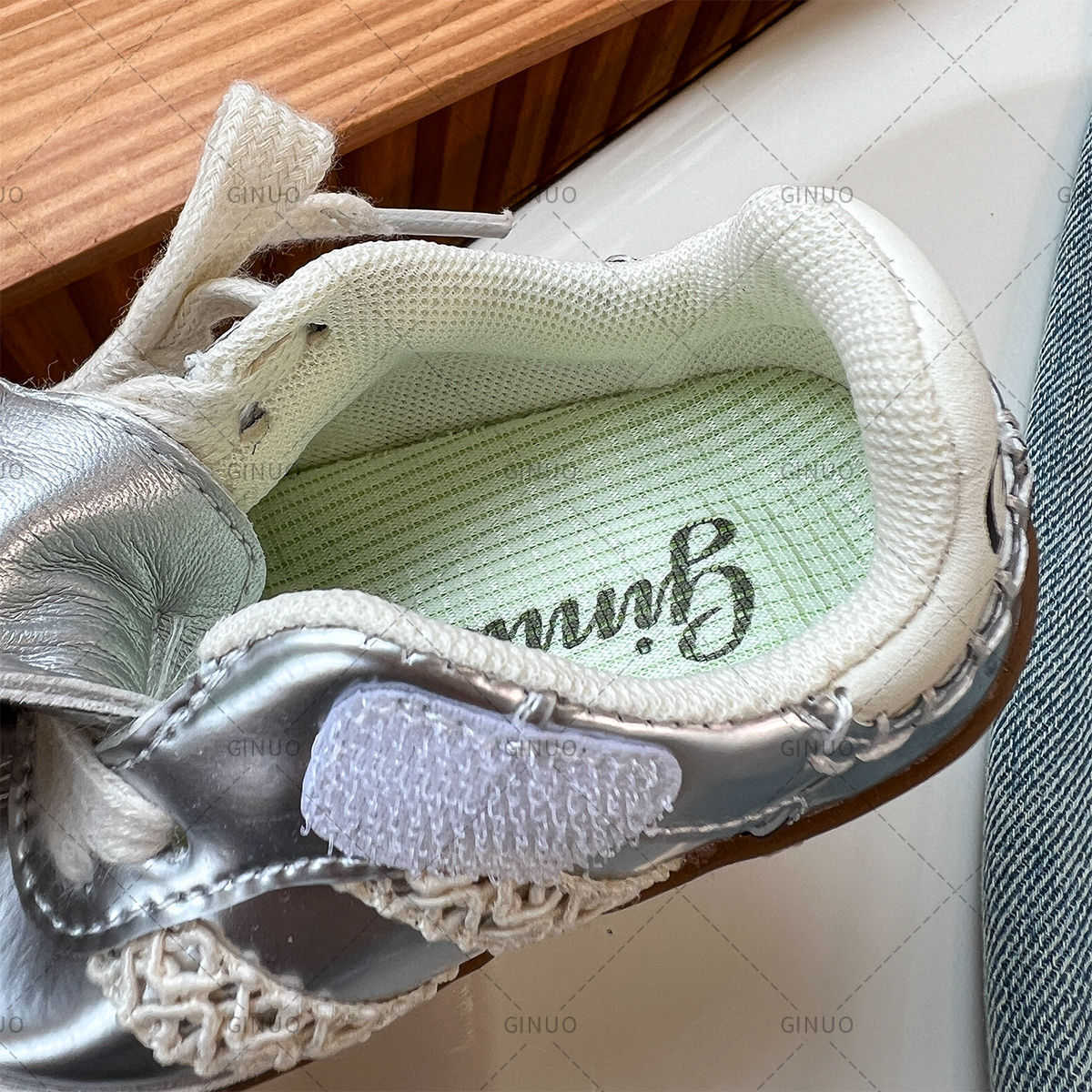 Athletic Outdoor 17-30 Baby board shoes boys white shoes spring and autumn new styles girls moral training shoes baby walking shoesY250314ULHH