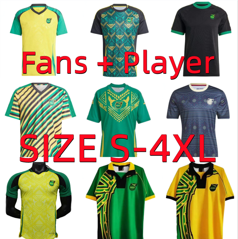 2024 2025 Jamaica soccer jerseys 24 25 98 99 retro national football team Bailey ANTONIO REID Nicholson LOWE MORRISON home 1998 1999 football shirt Player version