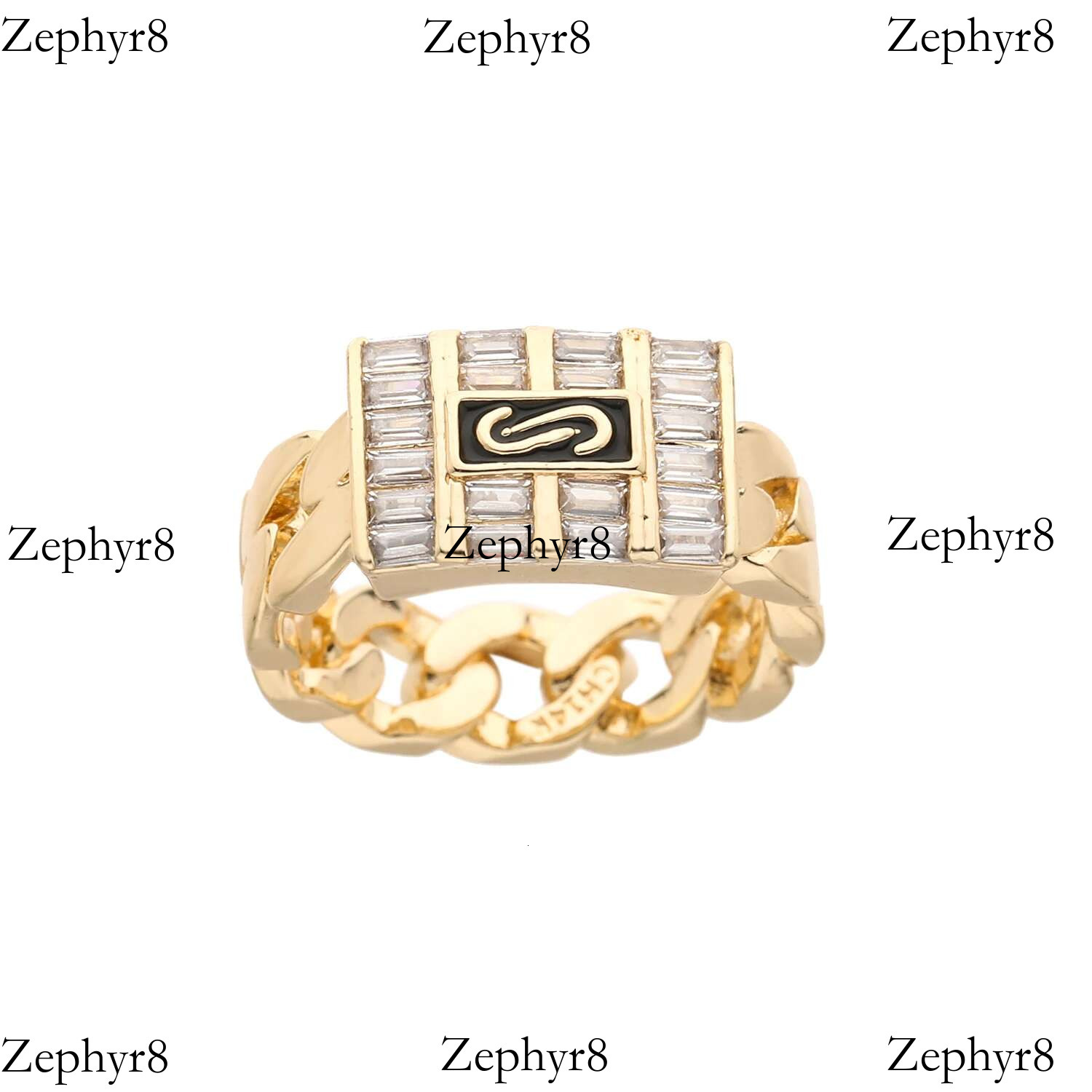2025 New model original hot selg zircon ring made of copper material popular for both men and women in the current season