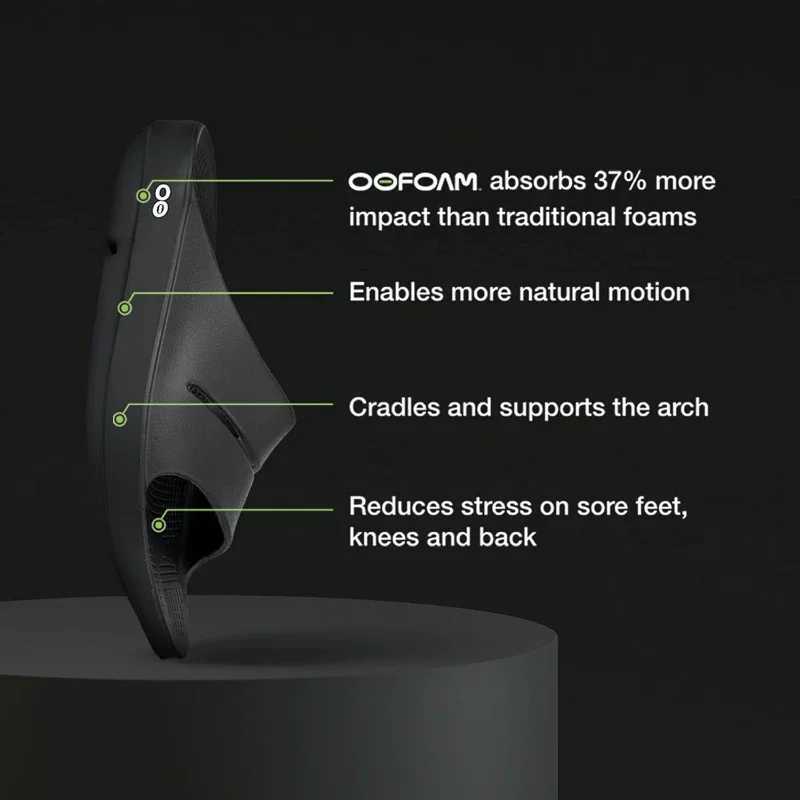 OOFOS slider mens bra flip beach sandals bathroom N-Slip slider indoor shoe slider Y250315